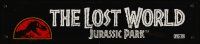 3c562 JURASSIC PARK 2 vinyl banner '96 The Lost World, something has survived!