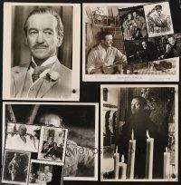 3d007 LOT OF 12 DAVID NIVEN STILLS '50s-80s many different images from his movies!