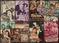 3d017 LOT OF 18 DAS PROGRAMM VON HEUTE AUSTRIAN PROGRAMS '50s Moulin Rouge, Big Combo & more!