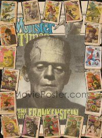 3d046 LOT OF 30 MONSTER TIMES HORROR MAGAZINES '70s world's first newspaper of horror & fantasy!