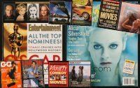 3d050 LOT OF 10 BOOKS AND MAGAZINES '97 - '02 GQ, Premiere, Vanity Fair, Variety & more!