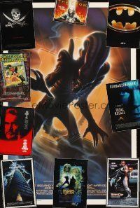 3d059 LOT OF 33 UNFOLDED ONE-SHEETS '75 - '97 Alien R97 Kilian, Batman, Total Recall & more!