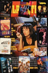 3d064 LOT OF 20 FOMERLY FOLDED & UNFOLDED VIDEO ONE-SHEETS '80s-90s Pulp Fiction, Casino, Bond
