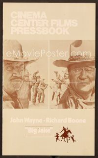 3d135 BIG JAKE pressbook '71 Richard Boone wanted gold but John Wayne gave him lead instead!