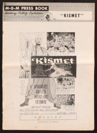 3d153 KISMET pressbook '56 Howard Keel, Ann Blyth, ecstasy of song, spectacle & love!