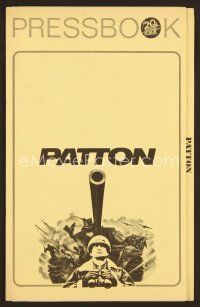 3d196 PATTON pressbook '70 General George C. Scott military World War II classic!