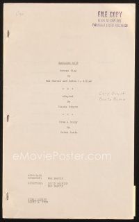 3d235 GAMBLING SHIP final draft script April 4, 1933, screenplay by Max Marcin & Seton I. Miller!