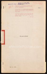 3d240 LAST OUTPOST script May 15, 1935, screenplay by Philip MacDonald!
