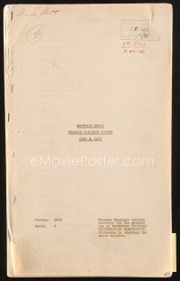 3d247 MOUNTAIN MUSIC release dialogue script June 9, 1937, screenplay by Moffitt, Atteberry & more!