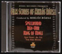 3d334 MIKLOS ROZSA compilation CD '96 music from Spellbound, Ben-Hur, King of Kings & more!