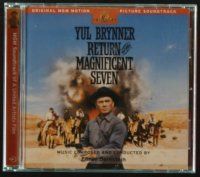 3d344 RETURN OF THE SEVEN deluxe edition soundtrack CD '98 original score by Elmer Bernstein!