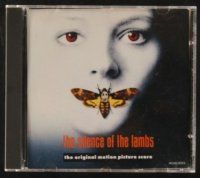 3d349 SILENCE OF THE LAMBS soundtrack CD '91 original motion picture score by Howard Shore!