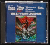 3d352 SPY WHO LOVED ME soundtrack CD '91 original score by Marvin Hamlisch & Carly Simon!