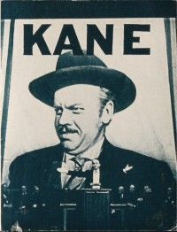 3d289 CITIZEN KANE Danish program R50s different images of star & director Orson Welles!