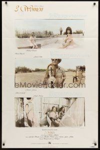 3e007 3 WOMEN 1sh '77 directed by Robert Altman, Shelley Duvall, Sissy Spacek, Janice Rule