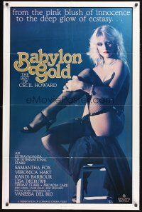 3e053 BABYLON GOLD 1sh '83 sexy Samantha Fox, Veronica Hart, Vanessa del Rio!
