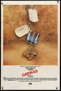 3e143 CATCH 22 int'l 1sh '70 directed by Mike Nichols, based on the novel by Joseph Heller!