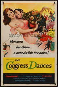 3e184 CONGRESS DANCES 1sh '56 men were her toys, a nation's fate her prize!