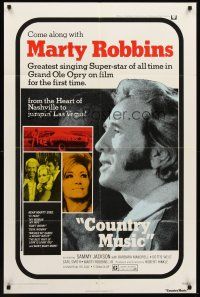 3e194 COUNTRY MUSIC 1sh '72 Marty Robbins, Barbara Mandrell, Grand Ole Opry!