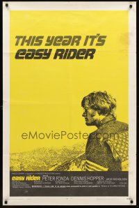 3e293 EASY RIDER style C 1sh '69 Peter Fonda, motorcycle biker classic directed by Dennis Hopper!