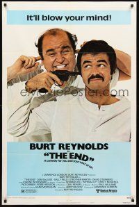 3e306 END style A 1sh '78 Burt Reynolds & Dom DeLuise, death is a pie in the face from god!