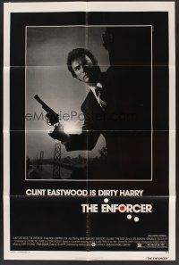 3e308 ENFORCER 1sh '76 photo of Clint Eastwood as Dirty Harry by Bill Gold!