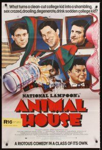 3e042 ANIMAL HOUSE English 1sh '78 John Belushi, John Landis directed college classic!