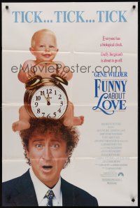 3e391 FUNNY ABOUT LOVE DS 1sh '90 Gene Wilder, Christine Lahti, directed by Leonard Nimoy!