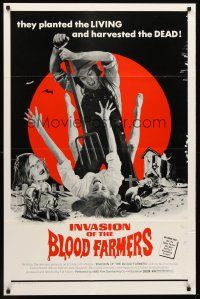 3e502 INVASION OF THE BLOOD FARMERS 1sh '72 they planted the LIVING and harvested the DEAD!