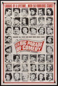3e614 MGM'S BIG PARADE OF COMEDY special 50 style 1sh '64 Fields, Marx Bros., Abbott & Costello!