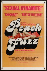 3e728 PEACH FUZZ 1sh '77 introducing sexiest Jean Dalton, the forbidden fruit!