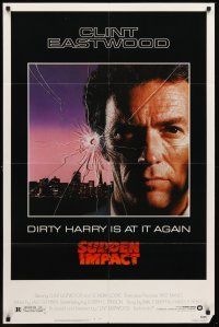 3e882 SUDDEN IMPACT 1sh '83 Clint Eastwood is at it again as Dirty Harry, great image!