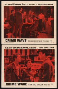 3f964 CRIME WAVE 2 LCs '53 ex-cons Nelson, de Corsia & Bronson hide out with Hayden & Kirk!