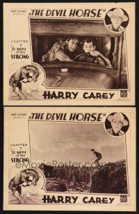 3f969 DEVIL HORSE 2 chapter 7 LCs '32 Harry Carey, Mascot serial, The Battle of the Strong!