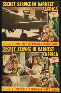 3f983 SECRET SERVICE IN DARKEST AFRICA 2 chapter 1 LCs '43 Republic serial, North African Intrigue!