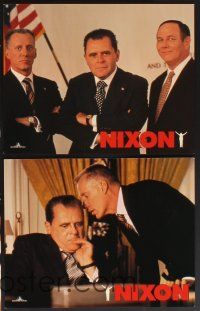 3f083 NIXON 9 color 11x14 stills '95 Anthony Hopkins as Richard Nixon, directed by Oliver Stone!