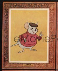 3f627 RESCUERS 8 color 11x14 stills '77 Disney mouse adventure, cool character portrait art!