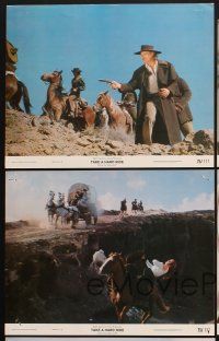 3f920 TAKE A HARD RIDE 5 color 11x14 stills '75 Jim Brown, Lee Van Cleef & Fred Williamson in action
