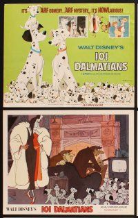 3f084 ONE HUNDRED & ONE DALMATIANS 9 LCs R69 most classic Walt Disney canine family cartoon