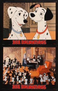 3f572 ONE HUNDRED & ONE DALMATIANS 8 LCs R91 most classic Walt Disney canine family cartoon!