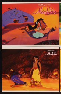 3f129 ALADDIN 8 LCs '92 classic Walt Disney Arabian fantasy cartoon, great images!