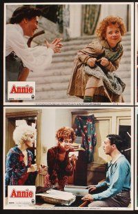 3f146 ANNIE 8 LCs '82 cute Aileen Quinn, from Harold Gray's comic strip, directed by John Huston!
