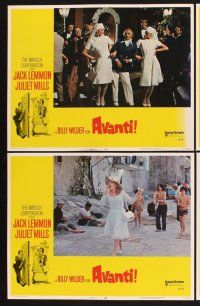 3f161 AVANTI 8 LCs '72 directed by Billy Wilder, Jack Lemmon, Juliet Mills