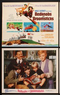 3f043 BEDKNOBS & BROOMSTICKS 9 LCs '71 Walt Disney, Angela Lansbury, David Tomlinson & children!