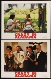 3f253 CRAZY IN ALABAMA 8 LCs '99 Melanie Griffith, Meat Loaf, directed by Antonio Banderas!