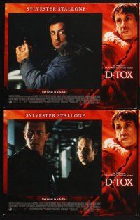 3f262 D-TOX 8 LCs '01 Sylvester Stallone, Charles Dutton, Polly Walker, Robert Patrick!