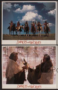 3f898 DANCES WITH WOLVES 6 LCs '90 Graham Greene, Kevin Costner & Native American Indians!