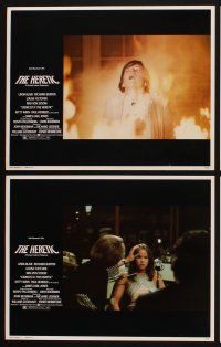 3f306 EXORCIST II: THE HERETIC 8 LCs '77 Linda Blair, John Boorman's sequel to Friedkin's movie!
