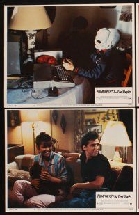 3f340 FRIDAY THE 13th - THE FINAL CHAPTER 8 LCs '84 Part IV, slasher sequel, Jason's unlucky day!