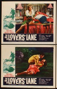 3f357 GIRL IN LOVERS' LANE 8 LCs '60 sexy bad girl Joyce Meadows is murdered & left half-naked!
